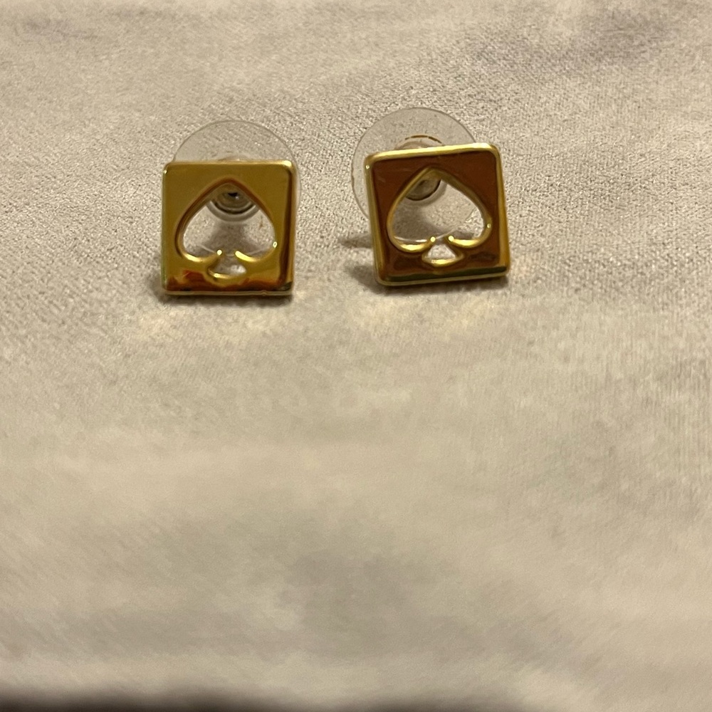 Gold Kate Spade Earrings- classic and beautiful!